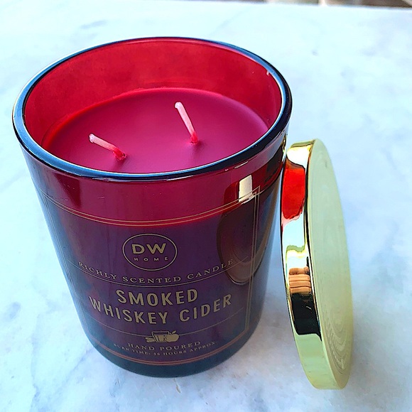 DW Home Accents Dw Home Candle Smoked Whiskey Cider Richly Scented
